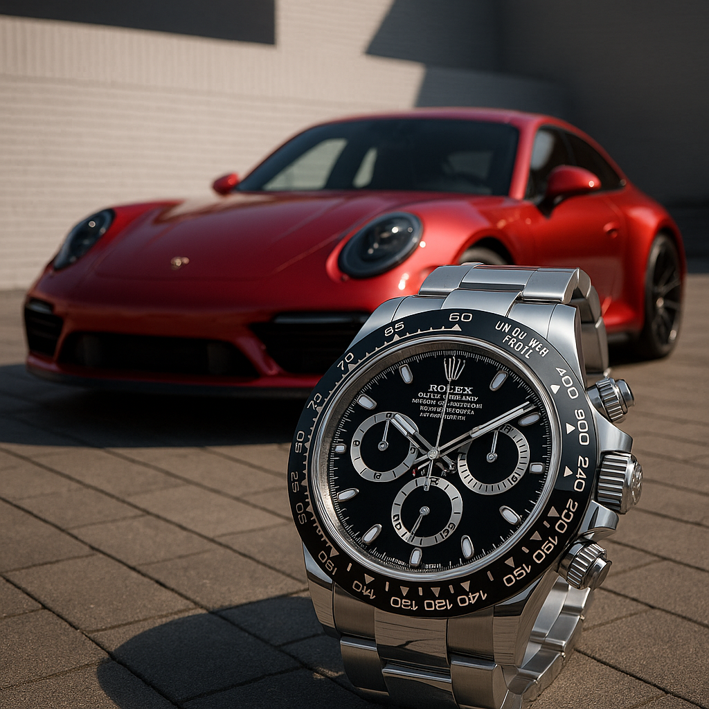 Precision engineering series with sports car